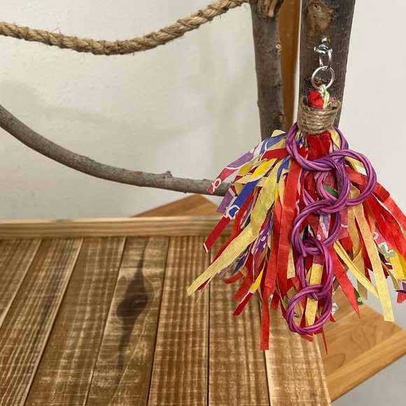 Bird/Parrot play gym, handcrafted by me - Picture 2 of 8